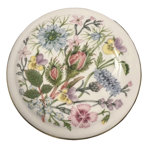 Ansley Wild Tudor Floral Bone China Tricket - Picture 2 of 7